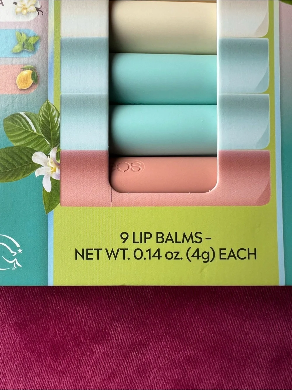 🆕 eos 9 pack set Lip Balm Treatment Organic Soothing Moisturizer cruelty free